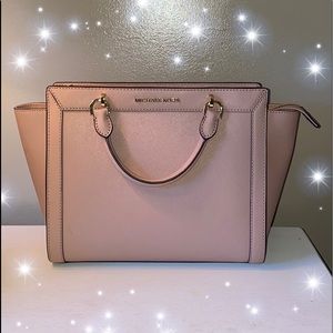 Pale Pink Michael Kors Satchel Bag